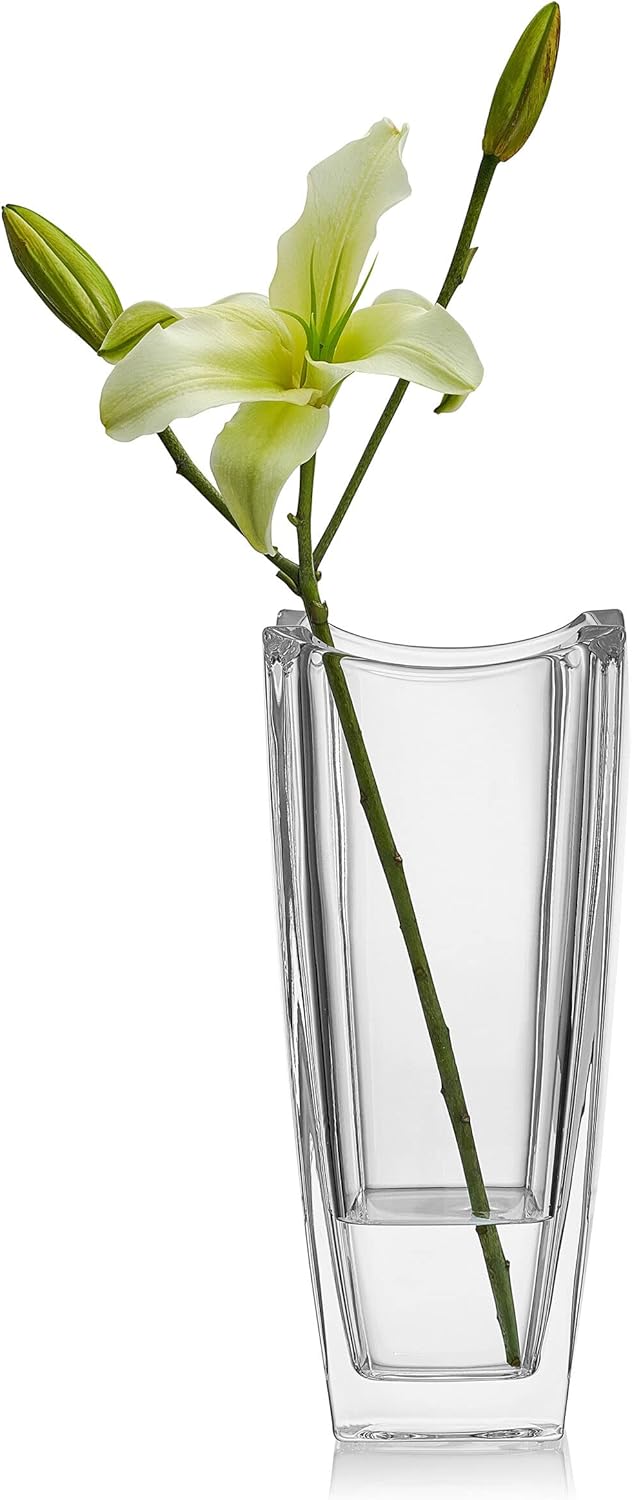 Mikasa Baron Crystal Vase, 11.75 Inch