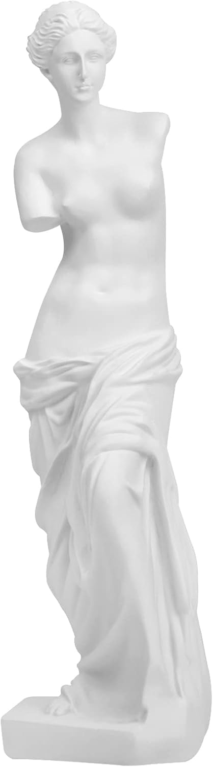 Norrclp 11in Greek Statue of David, Classic Roman Bust Greek Mythology Sculpture for Home Decor