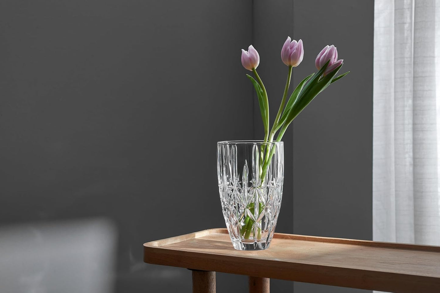 Marquis By Waterford Sparkle Vase, 9"